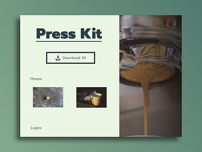 DailyUI Challenge #051 - Press Page