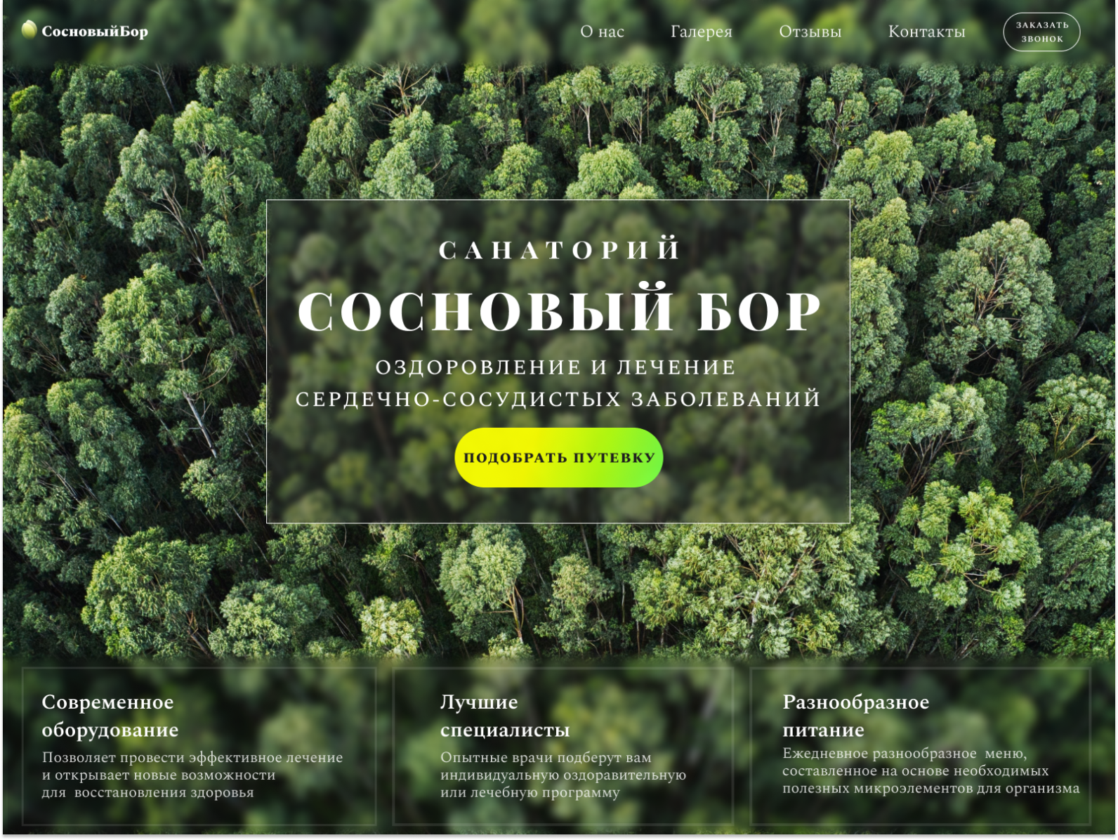 Сосновый бор by Анастасия Комарова on Dribbble