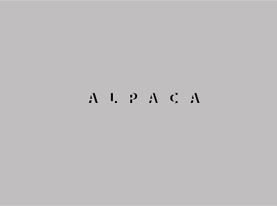 Alpaca concept logo branding design graphic design icon logo typography