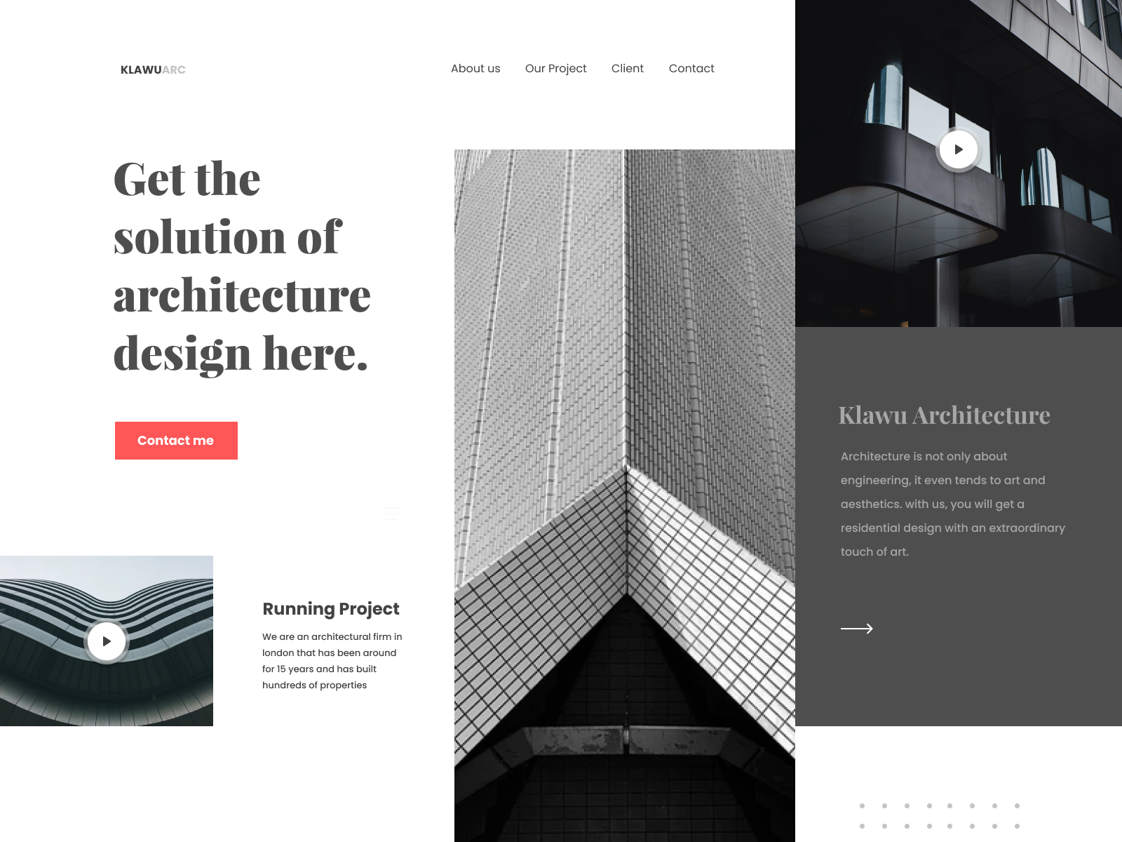 KLAWUARC - Architecture Agency Website Design by Permadi Satria Dewanto ...