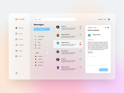 Task Management Dashboard by Permadi Satria Dewanto for Plainthing ...