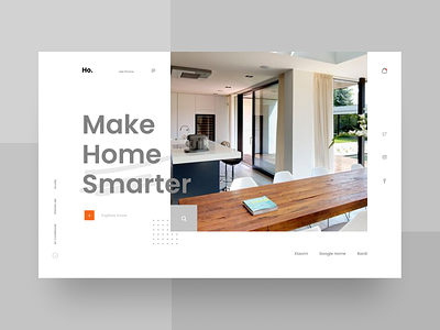 Smart Home Website Design - Plainthing Playoff