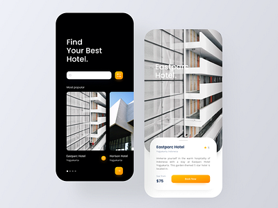 Hotel Book - Mobile App Design