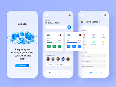Dedata - Data Storage Management Mobile App