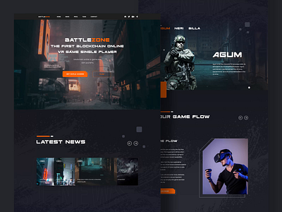 Browser Games Site by Dmitriy Inin on Dribbble