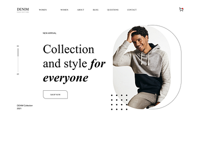 Online Fashion Store - Landing Page by Permadi Satria Dewanto for ...