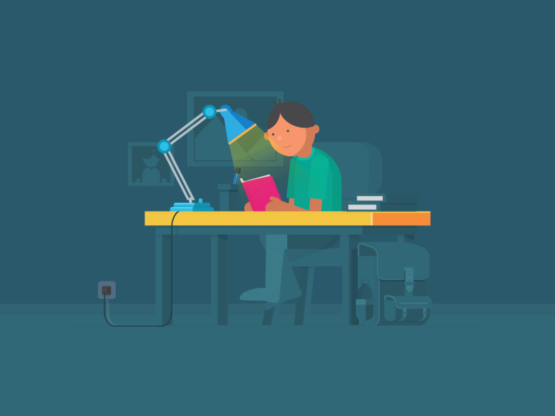 Studying Everynight by Permadi Satria Dewanto on Dribbble