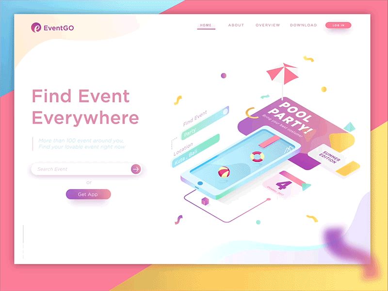 Find Event Landing Pages