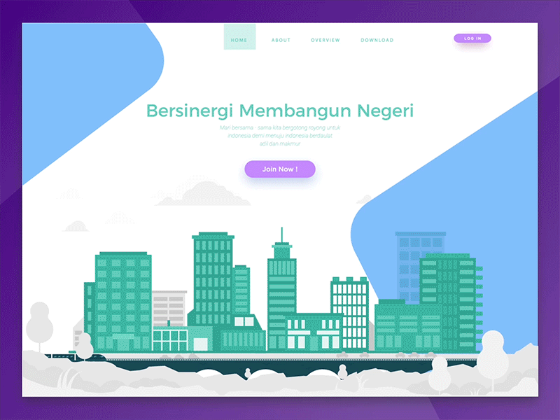 Smart City Landing Page