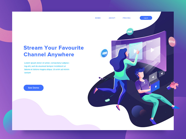 Video Streaming Platform Animation by Permadi Satria Dewanto for ...