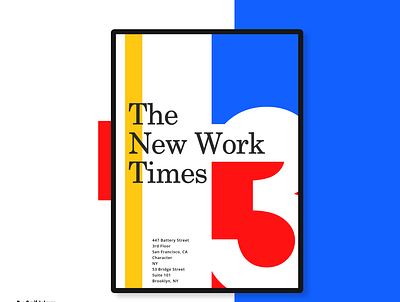 The New Work Times - Poster Design