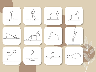 Yogi Icon Pack design iconpack minimal ui yoga
