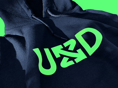 Up & Down Bike Club: Hoodie adrenaline apparel bike bold bold logo branding cross down energetic energy green hoodie mountain bike offroad power speed sports sportswear typography up