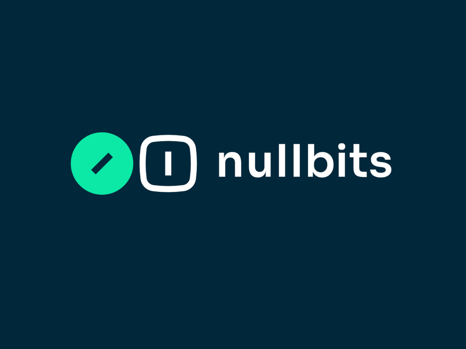 Nullbits: A Concept Rebrand 0 1 binary bit bold branding branding identity code creative direction creative logo electronic green keyboard logo logo design one startup tech typography zero