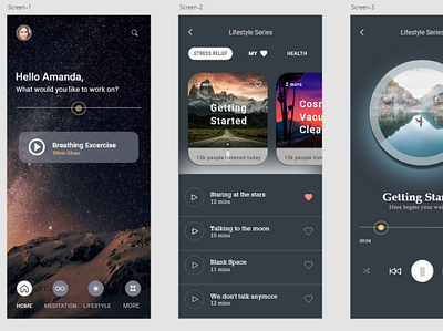 Music App Design! animation graphic design mobile app design mobile ui ui ui design ui ux