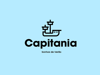 Capitania Swimwear Logo boat ship