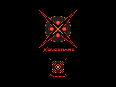 Xenobrane Studios Logo Mk1 branding graphic design logo vector