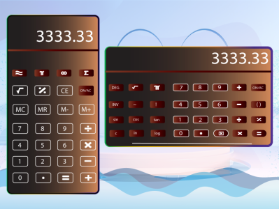 Calculator UI Infographic Gradient Background #DailyUI 3d animation branding graphic design ui