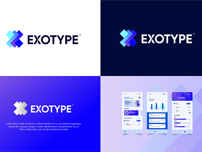 Software Logo Design:  Software Logo for EXOTYPE