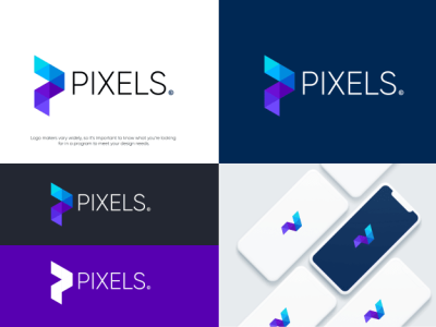 Software Logo Design: Software Logo for PIXELS app design icon illustration logo logo design pixel pixels logo software logo design ui