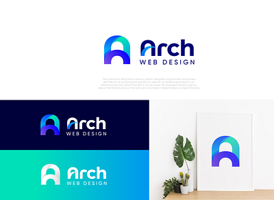 Web Design logo: Logo for Web design Business called Arch app branding design icon illustration logo software logo design ui ux vector