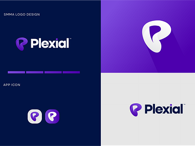 Plexial Logo Design ( Logo for a Qocial media marketing Agency )