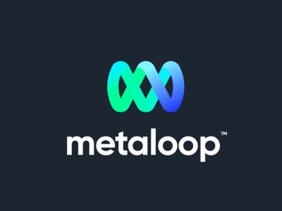 Metaloop Logo Design ( Logo for a metaverse platform ) app branding design icon logo meta metaverse software logo design
