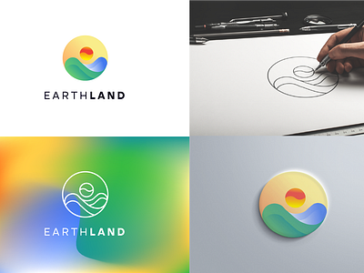 Earthland Logo Design