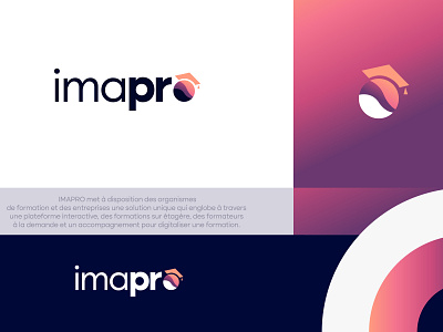 Imapro Logo Design app branding design icon illustration logo software logo design ui ux vector