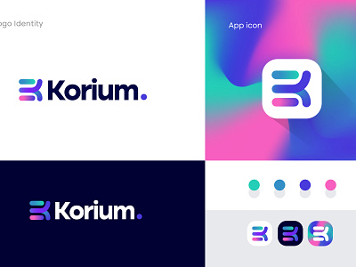 Korium Logo Design app branding design icon illustration logo software logo design ui ux vector
