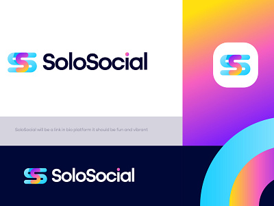 SoloSocial Logo Design app branding design icon illustration logo software logo design ui ux vector