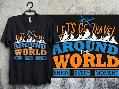 Travelling t-shirt design ( vintage t-shirt design)