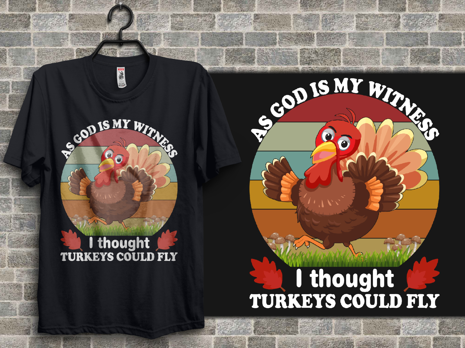 Thanksgiving t-shirt design with vector (t-shirt design) by MdForhad ...