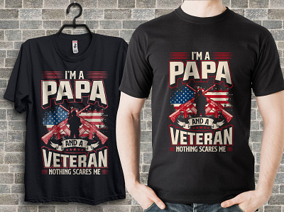 Veteran t-shirt design ( American veteran t-shirt) apparel custom t shirt design design illustration merchandise retro t shirt design shirt design t shirt design tee tshirt tshirtdesign tshirtprinting vector graphic vetern t shirt