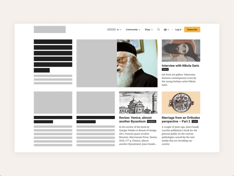 orthodoxie.com blog clean design grid layout magazine news orthodoxie simple typography ui ux webdesign website