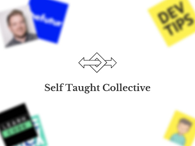 Self Taught Collective logo tutorial youtube banner