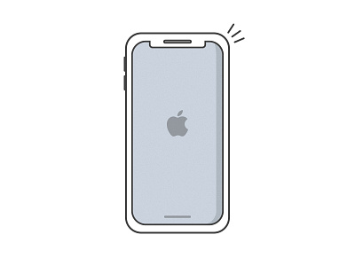 iPhone xS Illustration - Day 001/100 100 days of illustration iphone mockup iphone xs illustration