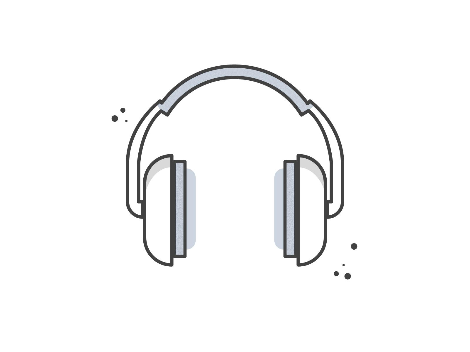 Beats Headphones - Day 08 / 100 beats headphones illustration minimal texture