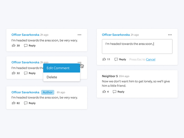 Comment UI designs, themes, templates and downloadable graphic elements ...