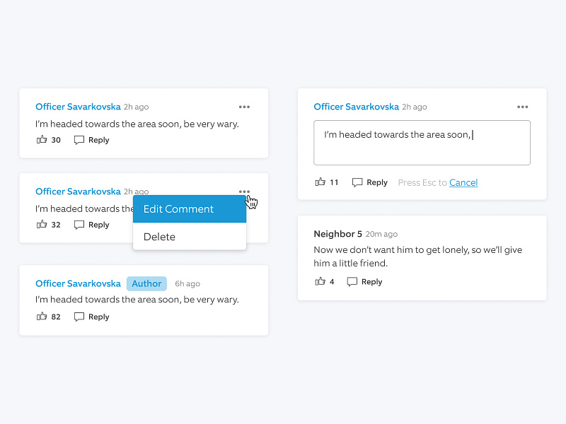 Comment UI designs, themes, templates and downloadable graphic elements ...