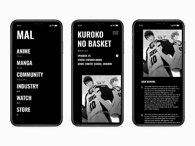 Kuroko designs, themes, templates and downloadable graphic elements on  Dribbble