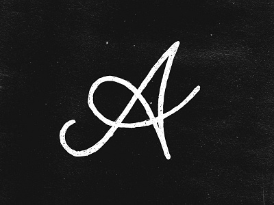 The Daily Alphabet | A a letter a day alphabet daily project hand drawn hand lettering letter lettering texture the daily alphabet type typography