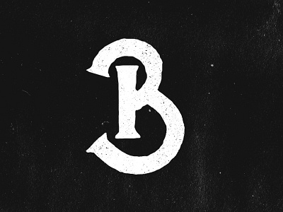 The Daily Alphabet | B a letter a day alphabet daily project hand drawn hand lettering letter lettering texture the daily alphabet type typography