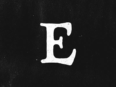The Daily Alphabet | E a letter a day alphabet daily project hand drawn hand lettering letter lettering texture the daily alphabet type typography