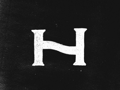 The Daily Alphabet | H a letter a day alphabet daily project hand drawn hand lettering letter lettering texture the daily alphabet type typography