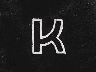 The Alphabet Series | K a letter a day alphabet daily project hand drawn hand lettering letter lettering texture the daily alphabet type typography