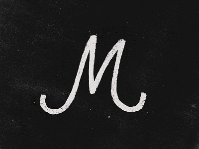 The Daily Alphabet | M a letter a day alphabet daily project hand drawn hand lettering letter lettering texture the daily alphabet type typography