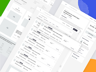 Learnexus - High fidelity wireframes