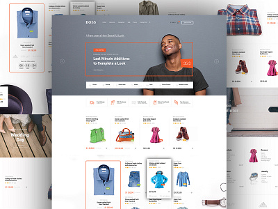 Fashion Ecommerce Web Design bags ecommerce fashion interface online shopping store ui ux web