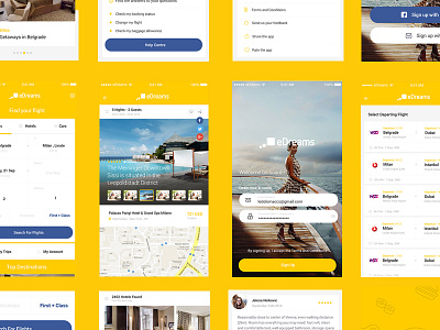 eDreams.com Redesign App - biggest e-commerce travel company airline app booking ecommerce edreams flight fresh hotel search travel uidesign ux